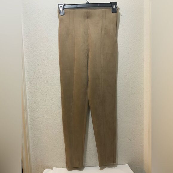 Zara Faux Suede Leggings NWOT - Picture 4 of 10